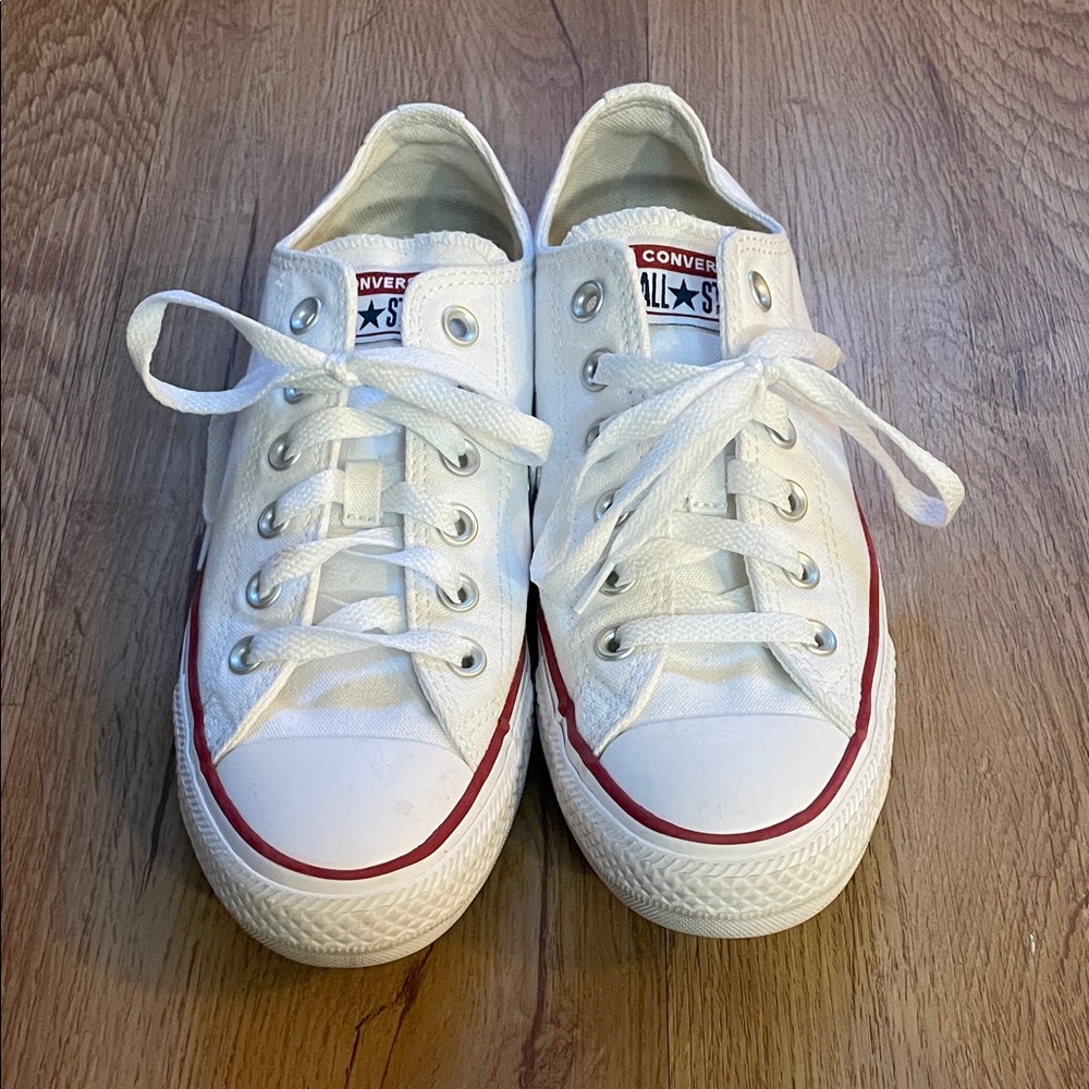 Converse White Low Top Sneakers